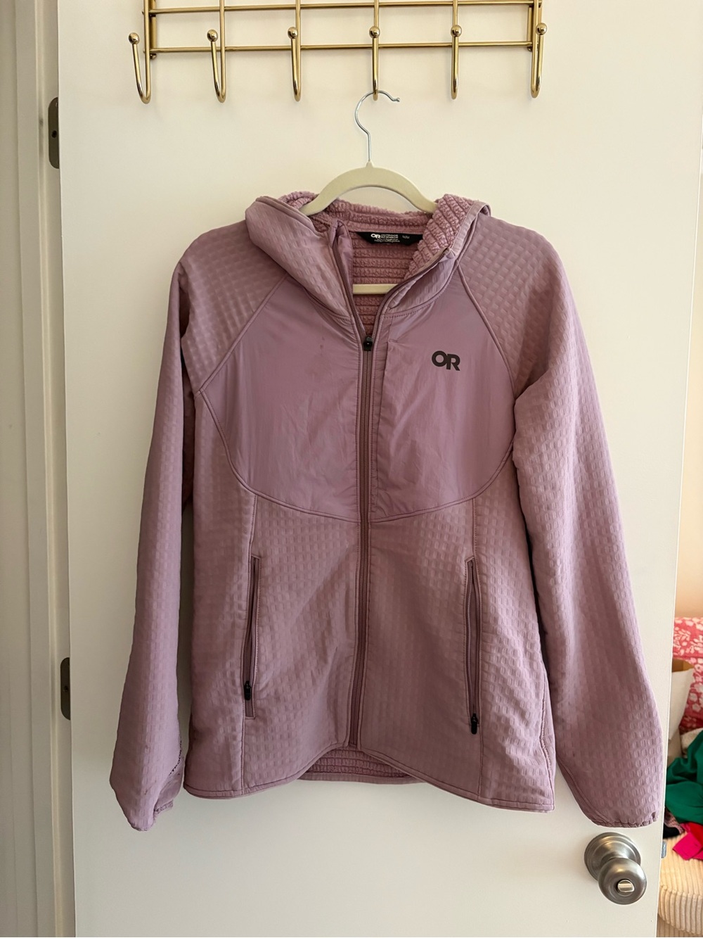 Outdoor Research Women’s Hooded Utility Jacket in Mauve Pink